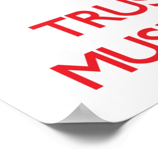 音楽保先生を落ち着いて信頼する ポスター (角)