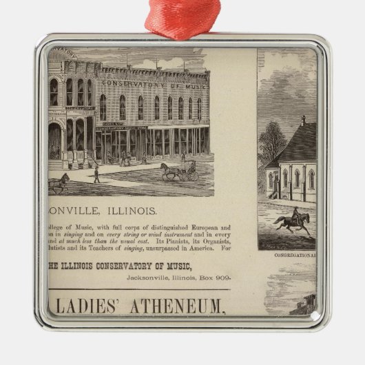 音楽保守、学校、教会 メタルオーナメント (正面)