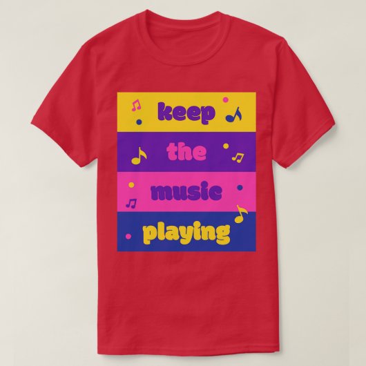 音楽保音楽愛好家のミュージシャンギフトの支払い Tシャツ (デザイン正面)