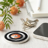 音楽健全なスピーカーKeychain キーホルダー (側面)