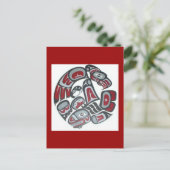 音楽先住民アメリカの部族トーテム ポストカード (スタンド正面)