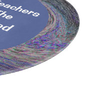 音楽先生ありがとうブルースパイラル感謝 カッティングボード (角)