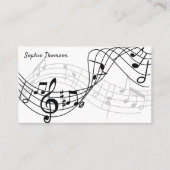 音楽先生のプライベートレッスン 名刺 (正面)