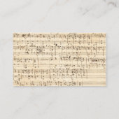 音楽先生のプライベートレッスン 名刺 (裏面)