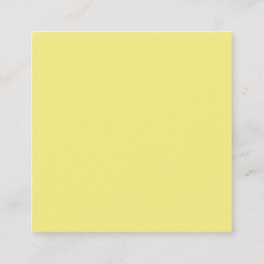 音楽先生の講師の音楽ノート スクエア名刺 (裏面)