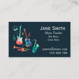 音楽先生の音楽教師 名刺