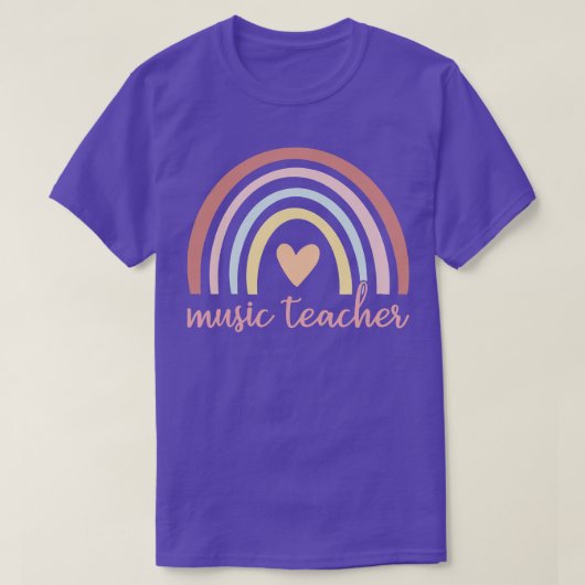 音楽先生イボホレインボー Tシャツ (デザイン正面)