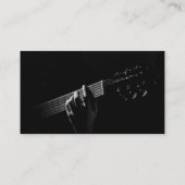 音楽先生インストラクターギターレッスンテンプレート 名刺 (裏面)