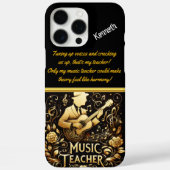 音楽先生インスパイアと教室のメロディー Case-Mate iPhoneケース (裏面)