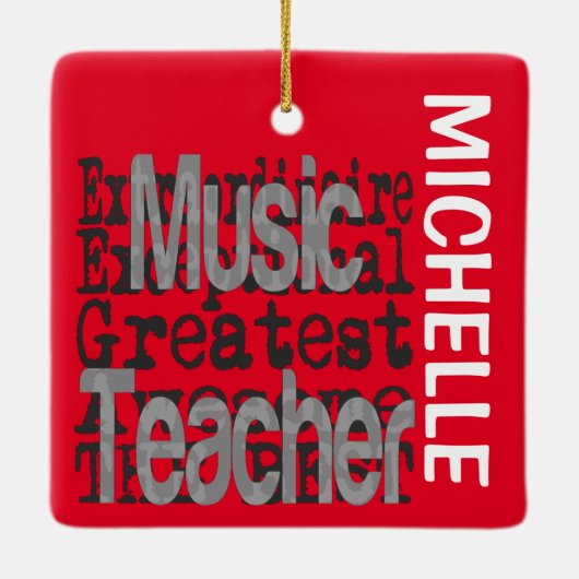 音楽先生エクストラナレカスタムー セラミックオーナメント (裏面)