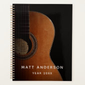 音楽先生ギターミュージシャンモダン2026 プランナー手帳 (正面)