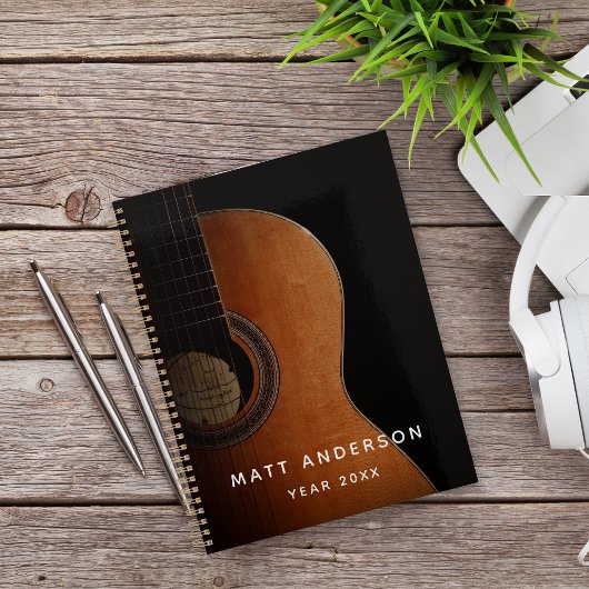 音楽先生ギターミュージシャンモダン2026 プランナー手帳