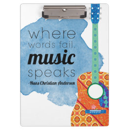 音楽先生ギフトアイディア、ギター先生ギフトアイディア クリップボード