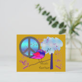 音楽先生ギフト ポストカード (スタンド正面)