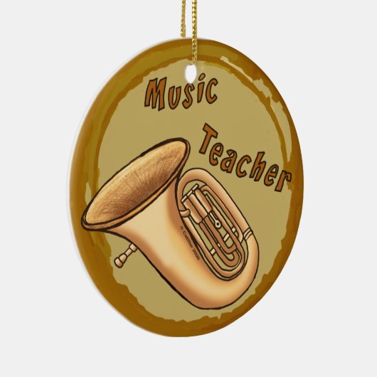 音楽先生トゥバプレミアムラウンドオーナメント セラミックオーナメント (右)
