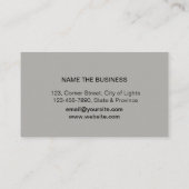 音楽先生トレブルノートシルバーの音波 名刺 (裏面)