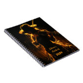 音楽先生バイオリニスト学生用ノートブック ノートブック (右側)