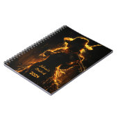 音楽先生バイオリニスト学生用ノートブック ノートブック (左側)