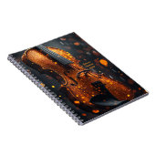 音楽先生バイオリニスト学生用ノートブック ノートブック (右側)