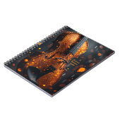 音楽先生バイオリニスト学生用ノートブック ノートブック (左側)