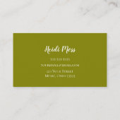 音楽先生バイオリニスト 名刺 (裏面)