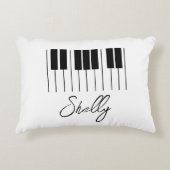 音楽先生ピアノの学生キーボード名 アクセントクッション (正面)