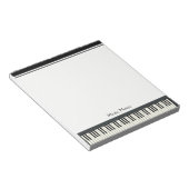 音楽先生ピアノキーボードミュージシャンピアニストDJ ノートパッド (アングル)