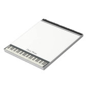 音楽先生ピアノキーボードミュージシャンピアニストDJ ノートパッド (回転)