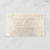 音楽先生フェイク金ゴールドフォイル 名刺 (裏面)