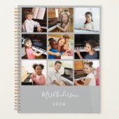 音楽先生フォトコラージュカスタムの年間 プランナー手帳 (正面)