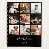 音楽先生フォトコラージュカスタムの年間 プランナー手帳 (正面)