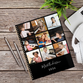 音楽先生フォトコラージュカスタムの年間 プランナー手帳