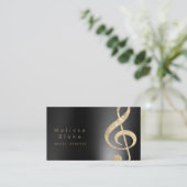 音楽先生ホイフェイクルトレブルビジネスカード 名刺 (スタンド正面)