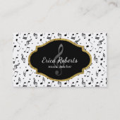 音楽先生ボーカルコーチシンガーミュージカル 名刺 (正面)