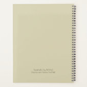 音楽先生レッスン年プランナーバイオリン プランナー手帳 (裏面)