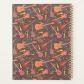 音楽先生レトロギターおもしろい学年 プランナー手帳 (裏面)