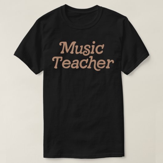 音楽先生レトロ新学期 Tシャツ (デザイン正面)