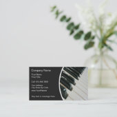 音楽先生名刺 名刺 (スタンド正面)