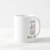 音楽先生学校鑑賞ピアノコーラス コーヒーマグカップ (正面右)