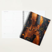 音楽先生学生バイオリニストのためのプランナー プランナー手帳 (ディスプレー)