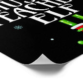 音楽先生小妖精や小人クリスマスマッチングファミリーグループChris ポスター (角)