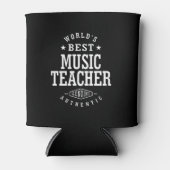 音楽先生役職のギフト 缶クーラー (正面)