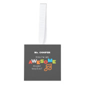 音楽先生感謝の日素晴らし, キューブオーナメント (正面)