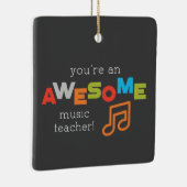 音楽先生感謝の日素晴らし, セラミックオーナメント (右)