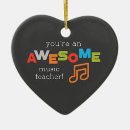 音楽先生感謝の日素晴らし, セラミックオーナメント
