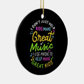 音楽先生救済- Kids Make Music セラミックオーナメント (右)