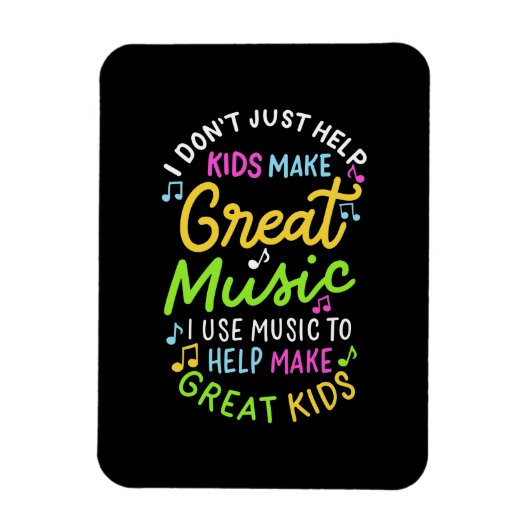 音楽先生救済- Kids Make Music マグネット (縦)