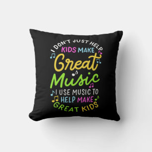 音楽先生救済- Kids Make Music Gift クッション