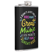 音楽先生救済- Kids Make Music Gift フラスク (右)
