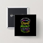音楽先生救済- Kids Make Music Gift 缶バッジ (正面&裏面)